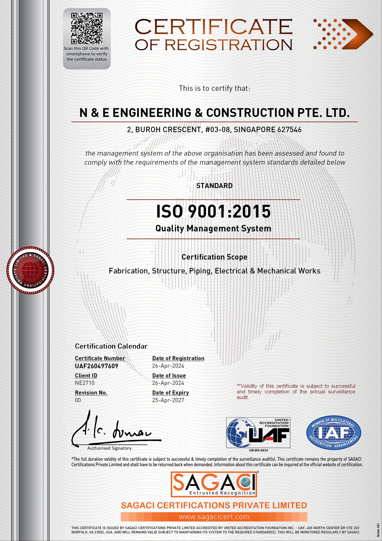 Certificate 3